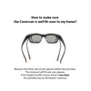 Cover Sun Fit over Polarized Sunglasses [ZSUCOVERMATTN]
