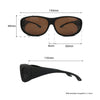 Cover Sun Fit over Polarized Sunglasses [ZSUCOVERMATTN]