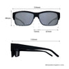 Cover Sun Fit over Polarized Sunglasses [ZSUCOVERMAT3A]